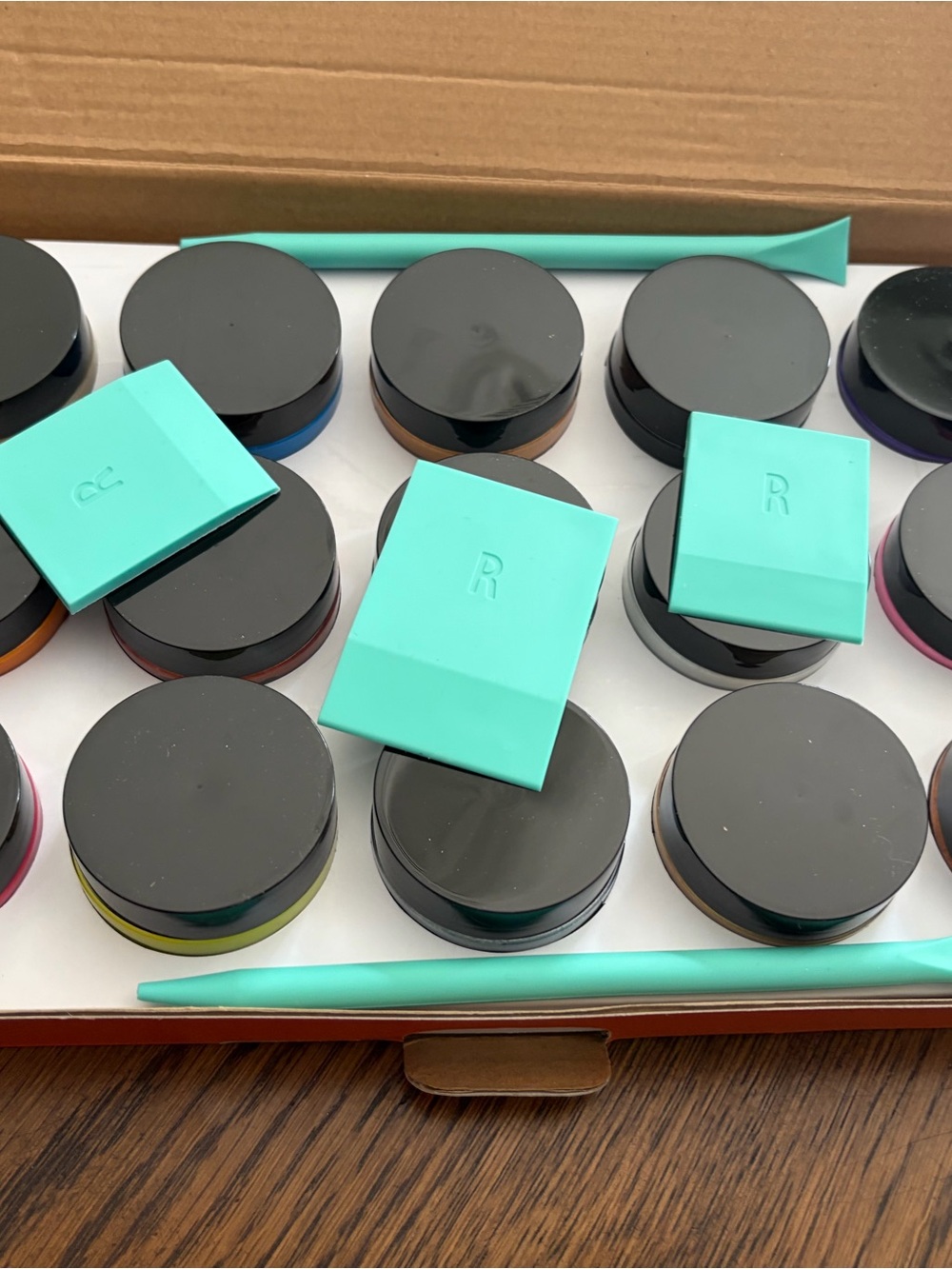 Color Chalk Paste Assorted Metallic and Bright Pigment Jars - Multi Color - Picture 2 of 3